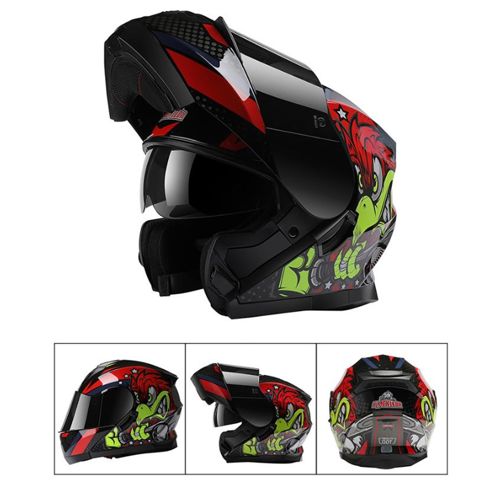 Dual Visor Motorcycle Racing Helmet - Full Face ADV รถจักรยานยนต์ Dual Visor