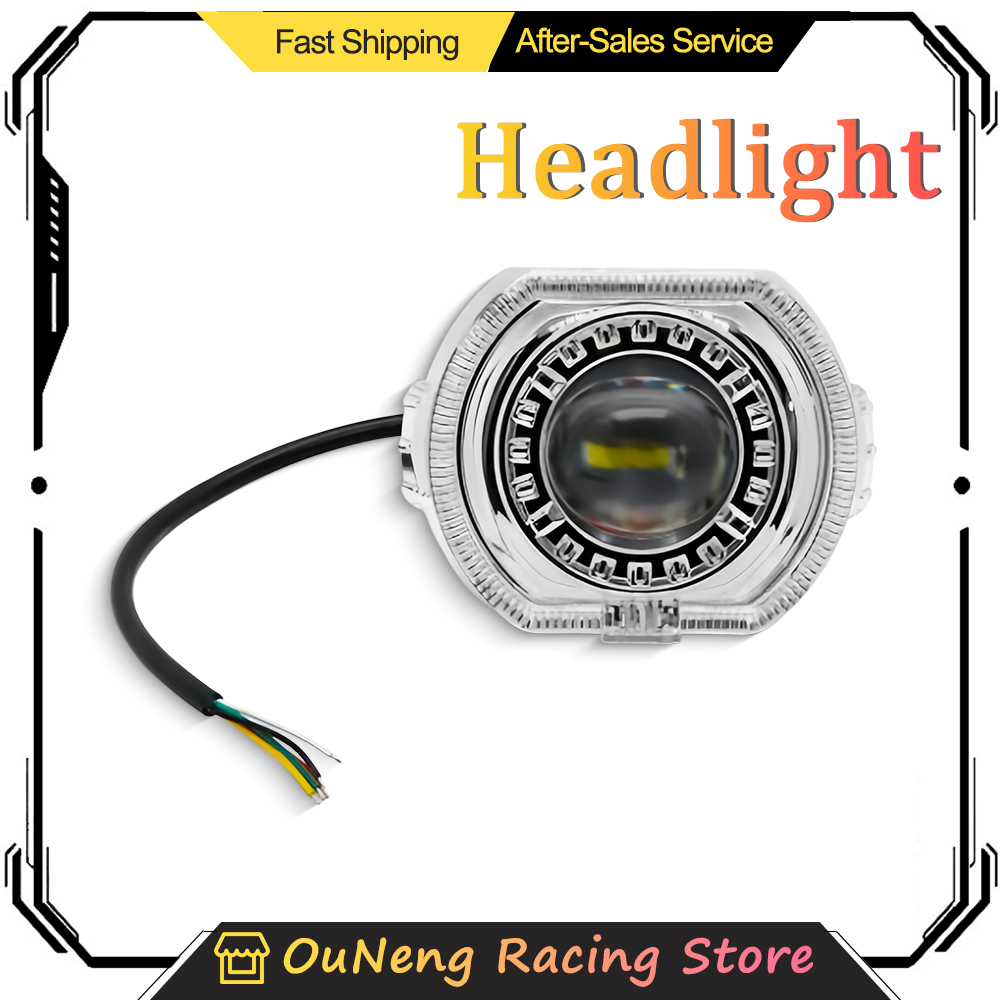 Universal Motorcycle Led Headlight Projector - ไฟหน้ารถมอเตอร์ไซค์ LED ขนาด 2.5 นิ้ว พร้อมเลนส์โปรเจคเตอร์