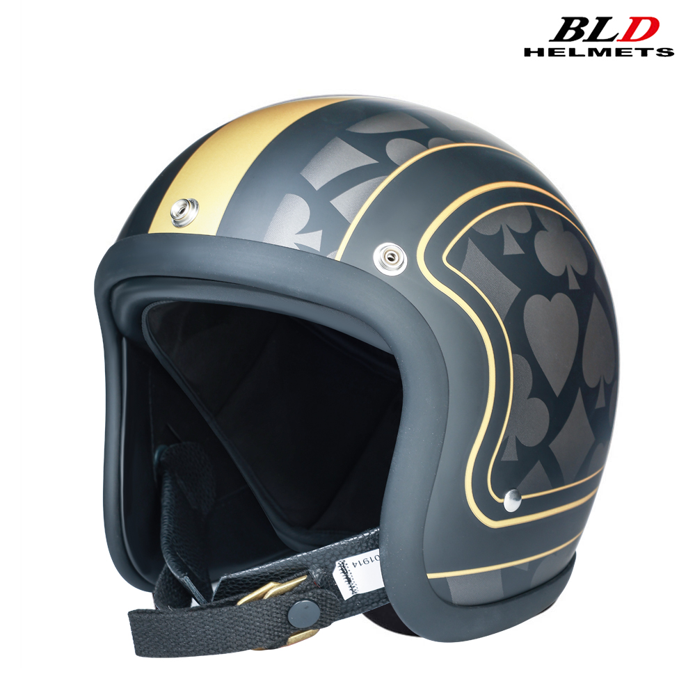 Vintage Open Face Retro Helmet - หมวกกันน็อคแบบเปิดหน้าสไตล์ญี่ปุ่นเกาหลี รุ่น Low Profile TT&COCASCOS 500TX