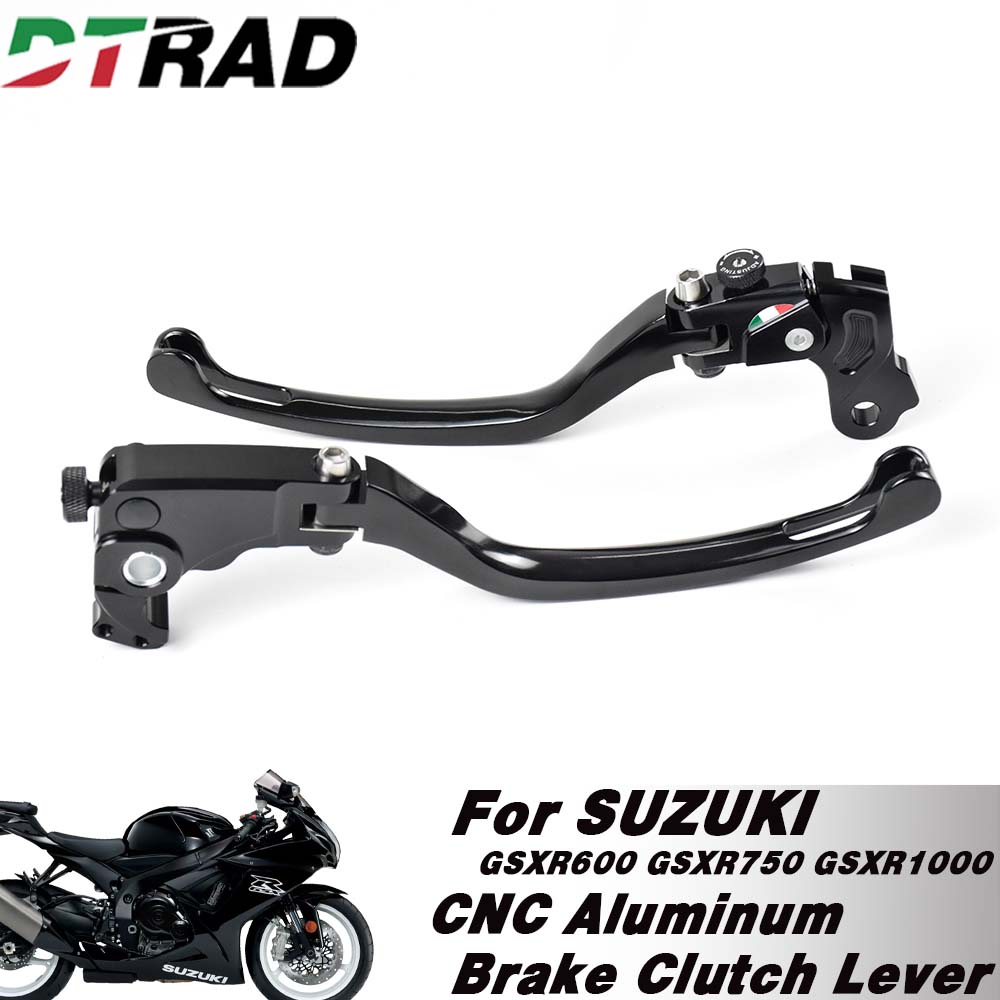 Cnc Aluminum Adjustable Brake Clutch Levers - ก้านเบรกและคลัตช์แบบปรับได้สำหรับรถซูซูกิ GSXR600 GSXR750 ปี 2006-2025 GSXR1000