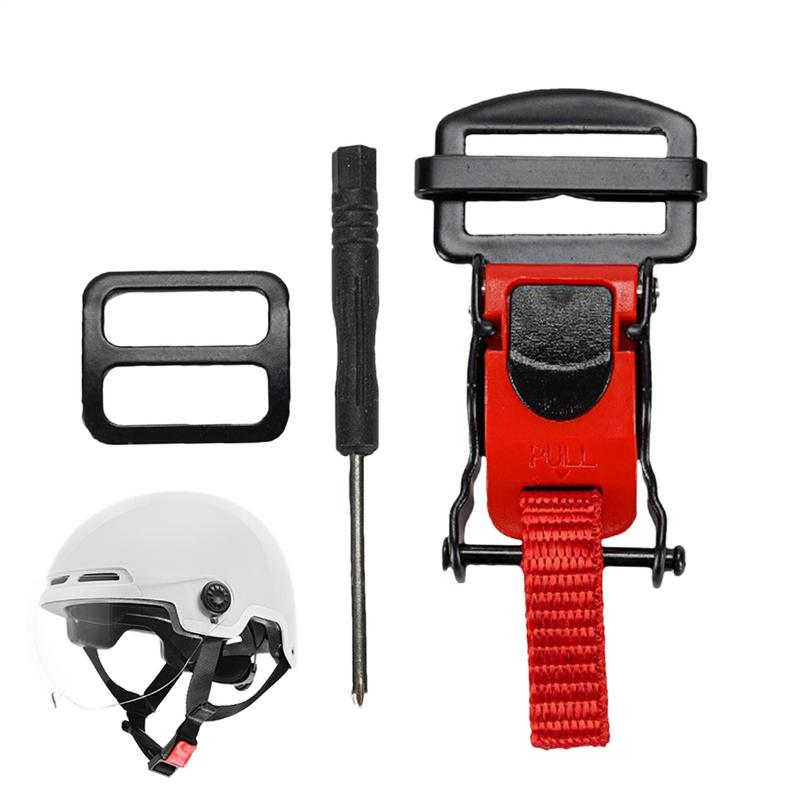 Quick Release Buckle Motorcycle Helmet - หัวเข็มขัดหมวกกันน็อครถจักรยานยนต์พลาสติกและอลูมิเนียมอัลลอยด์ QUICK RELEASE Rally BUCKLE สําหรับกลางแจ้งขี่อุปกรณ์เสริมหมวกกันน็อค