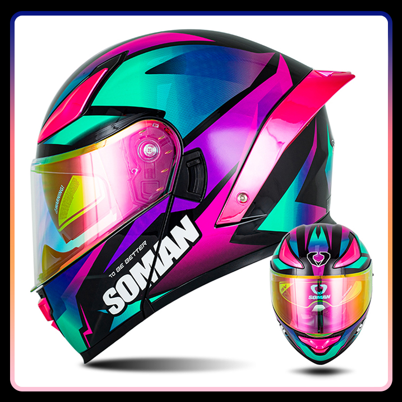 DOT ได้รับการอนุมัติหมวกกันน็อ - Modular Flip Up Motorcycle Helmet Dot Approved บทวิจารณ์และราคา