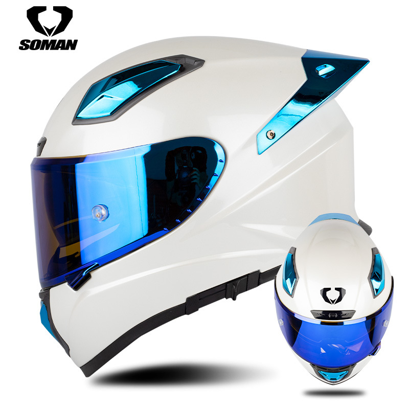 โซแมนหมวกกันน็อคมอเตอร์ไซค์ คา - Carbon Fiber Lightweight Motorcycle Helmet บทวิจารณ์และราคา
