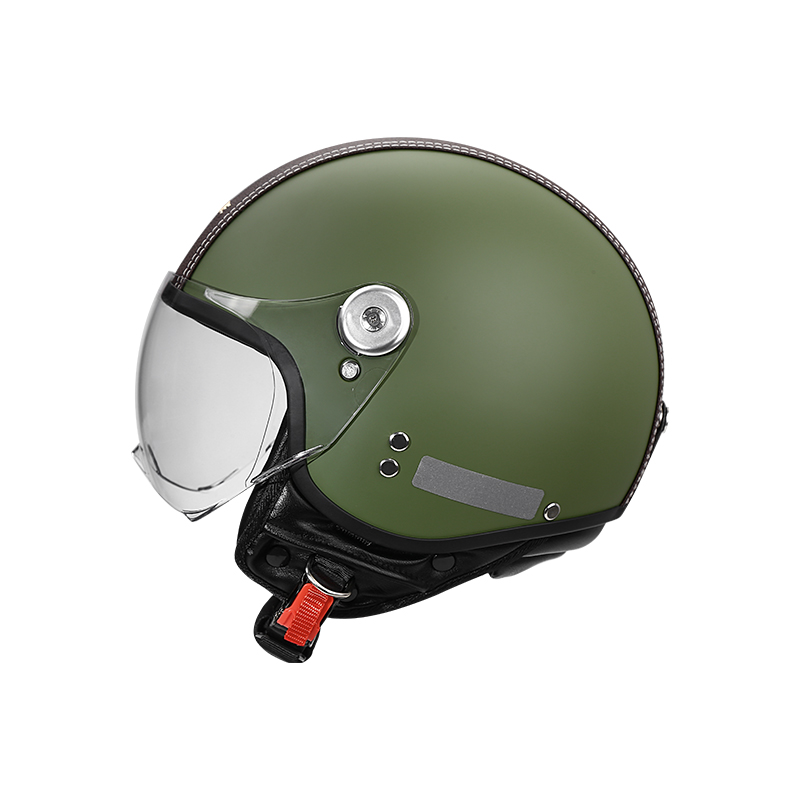 หมวกกันน็อคมอเตอร์ไซค์แบบเปิดห - Vintage Open Face Retro Helmet บทวิจารณ์และราคา