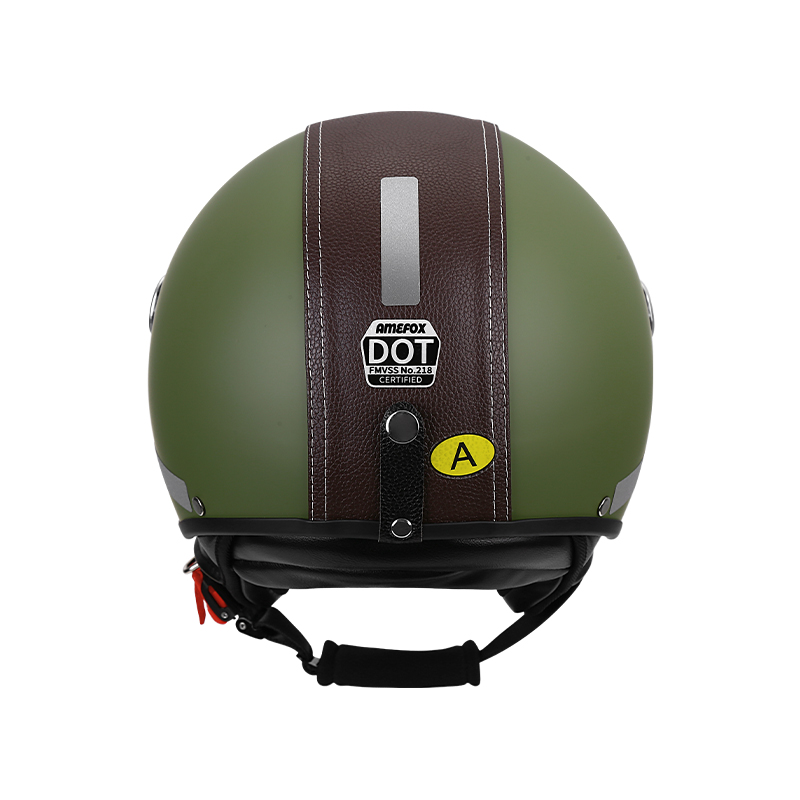 หมวกกันน็อคมอเตอร์ไซค์แบบเปิดห - Vintage Open Face Retro Helmet บทวิจารณ์และราคา