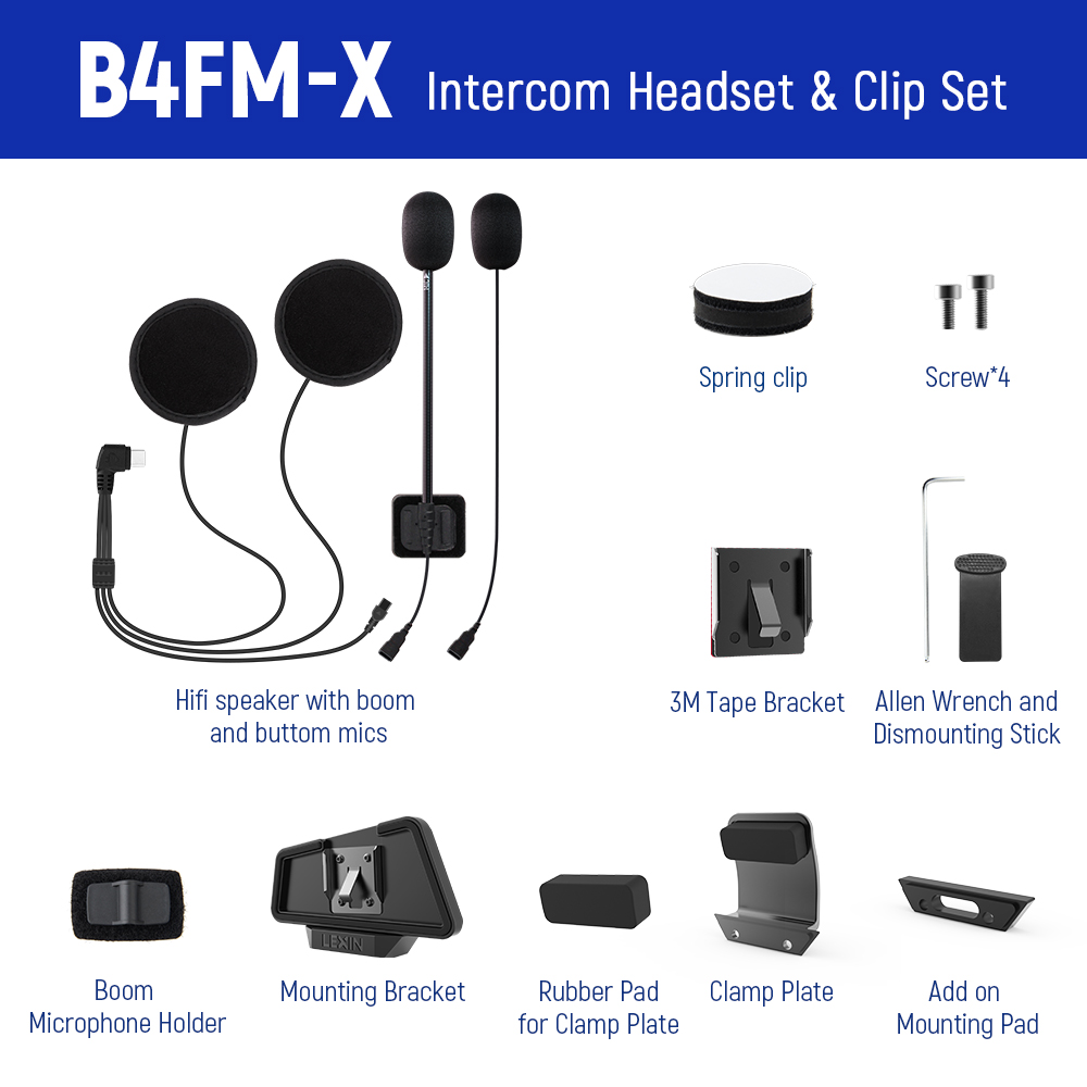 LEXIN LX-B4FM-X ชุดหูฟังอินเตอ - Full Face Motorcycle Helmet With Bluetooth บทวิจารณ์และราคา