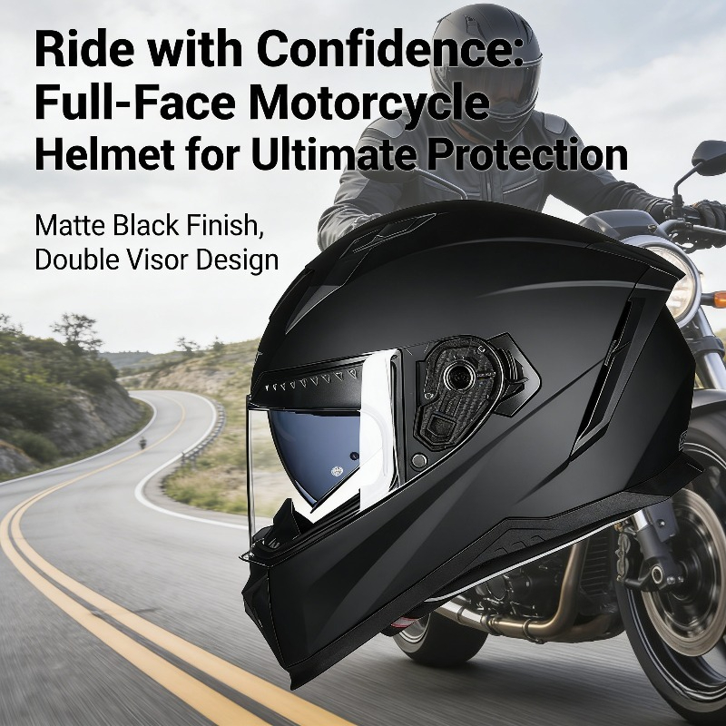 หมวกกันน็อคมอเตอร์ไซค์แบบเต็มใ - Full Face Motorcycle Helmet With Bluetooth บทวิจารณ์และราคา