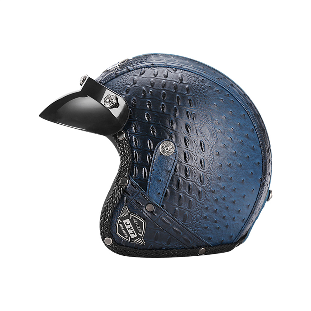 DOT 3/4 เปิดหน้ารถจักรยานยนต์  - Vintage Open Face Retro Helmet บทวิจารณ์และราคา