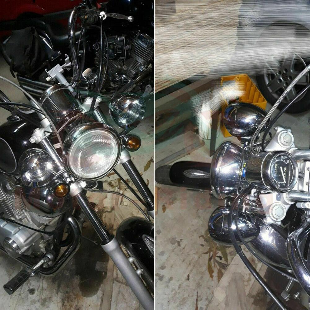 โครเมียมยูนิเวอร์แซลไฟตัดหมอกร - Universal Motorcycle Led Headlight Projector บทวิจารณ์และราคา