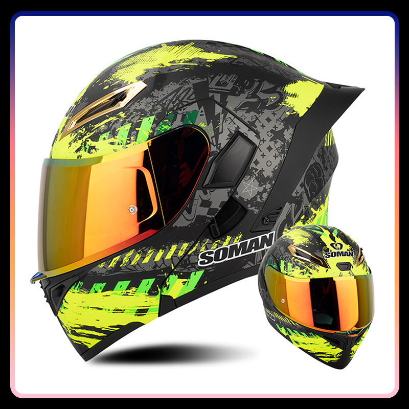 หมวกกันน็อคมอเตอร์ไซค์สำหรับผู - Modular Flip Up Motorcycle Helmet Dot Approved บทวิจารณ์และราคา