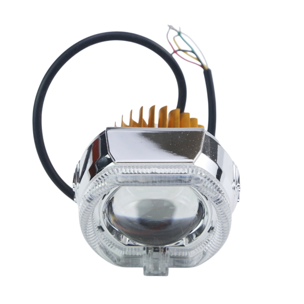 ไฟหน้ารถมอเตอร์ไซค์ LED ขนาด 2 - Universal Motorcycle Led Headlight Projector บทวิจารณ์และราคา