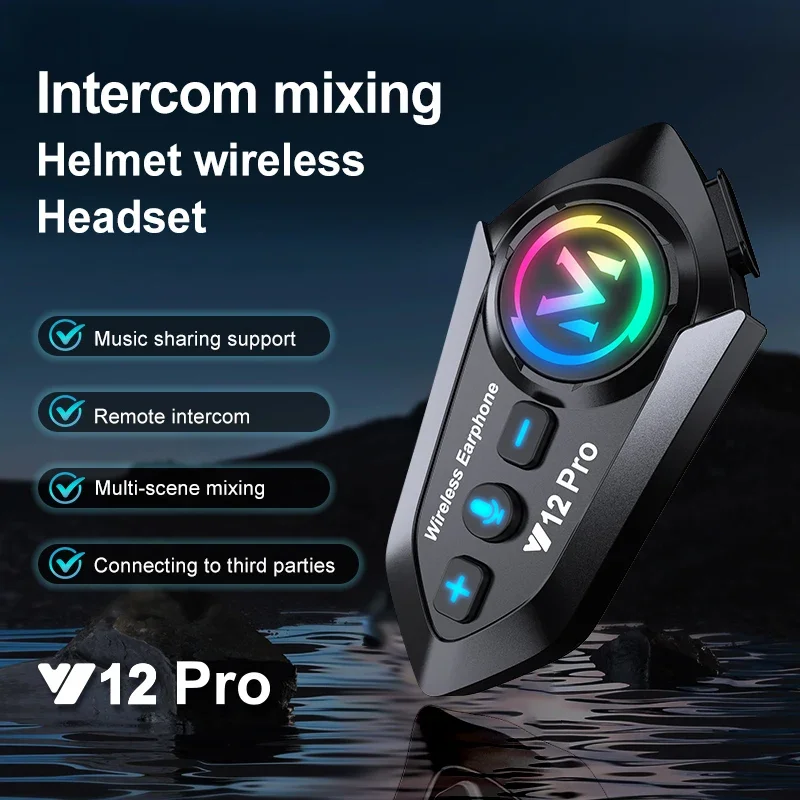 Y12 โปรหมวกกันน็อคมอเตอร์ไซค์บ - Full Face Motorcycle Helmet With Bluetooth บทวิจารณ์และราคา