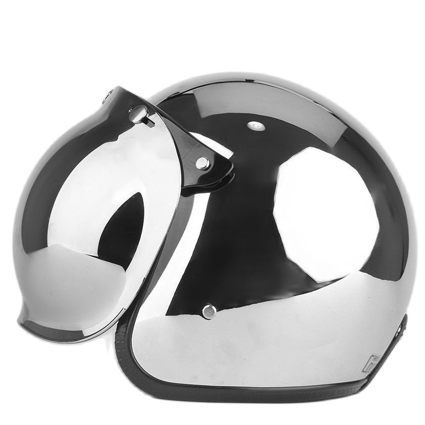 เปิดหมวกกันน็อครถจักรยานยนต์ V - Vintage Open Face Retro Helmet บทวิจารณ์และราคา