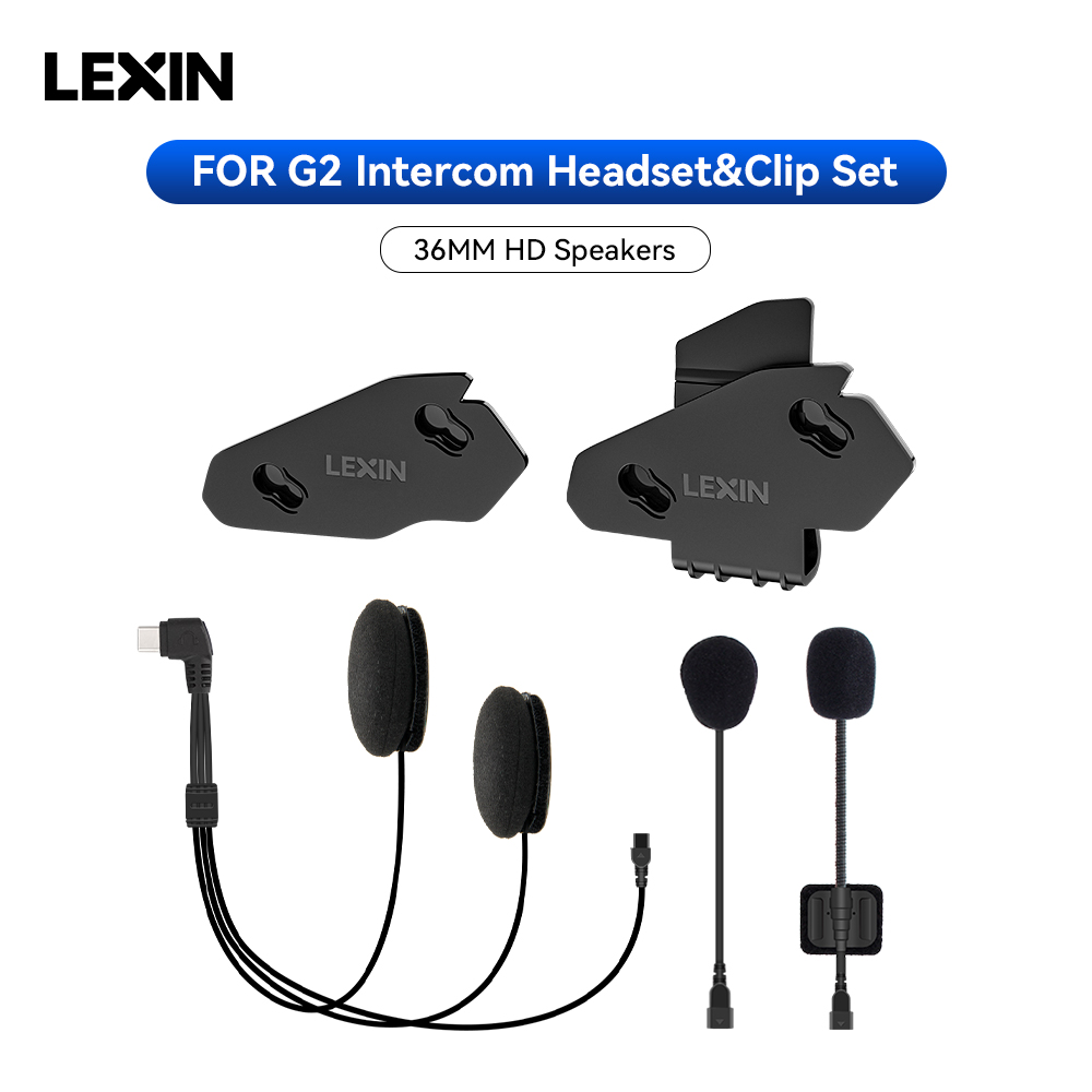 LEXIN-G2 ชุดหูฟังอินเตอร์คอมรถ - Universal Motorcycle Helmet Intercom Headset บทวิจารณ์และราคา