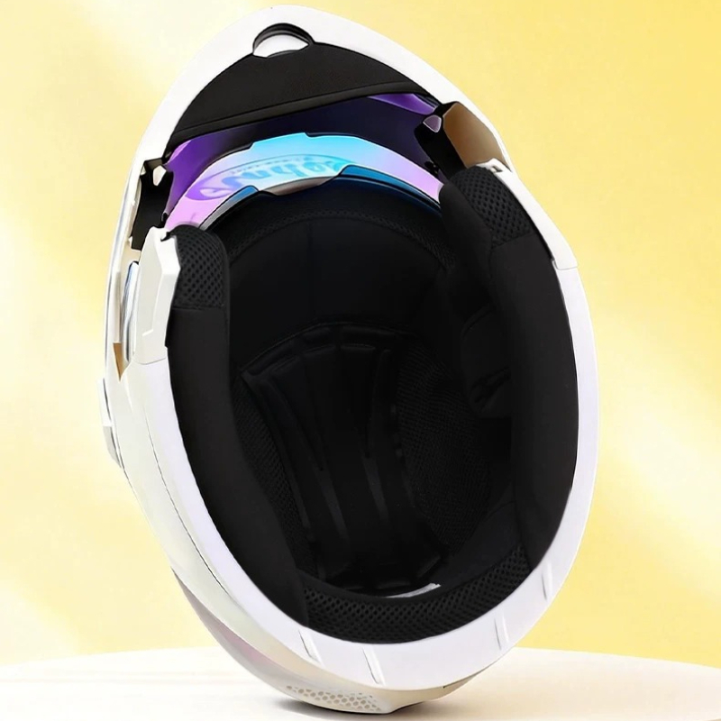 หมวกกันน็อคมอเตอร์ไซค์แบบเปิดห - Modular Flip Up Motorcycle Helmet Dot Approved บทวิจารณ์และราคา
