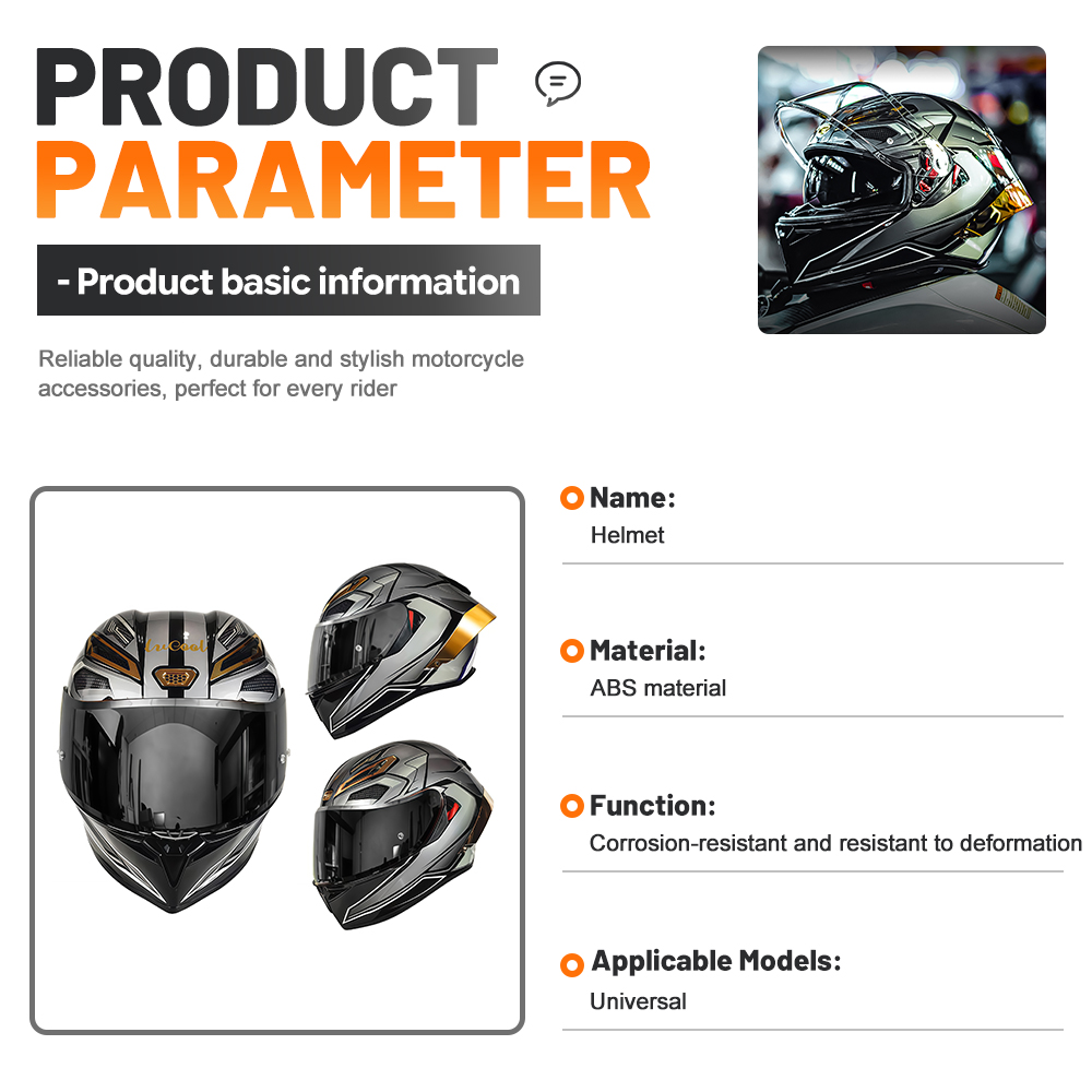 หมวกกันน็อคมอเตอร์ไซค์แบบเต็มห - Dual Visor Motorcycle Racing Helmet บทวิจารณ์และราคา