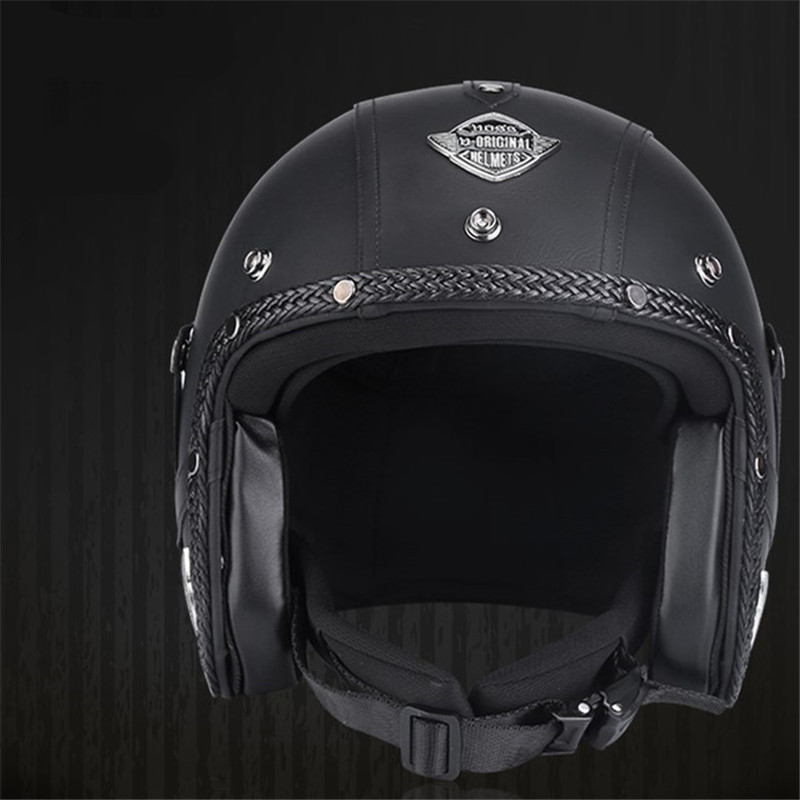 มาใหม่ล่าสุดหมวกกันน็อกเปิด3/4 - Vintage Open Face Retro Helmet บทวิจารณ์และราคา