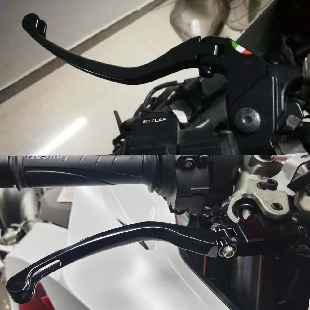 ก้านเบรกและคลัตช์แบบปรับได้สำห - Cnc Aluminum Adjustable Brake Clutch Levers บทวิจารณ์และราคา