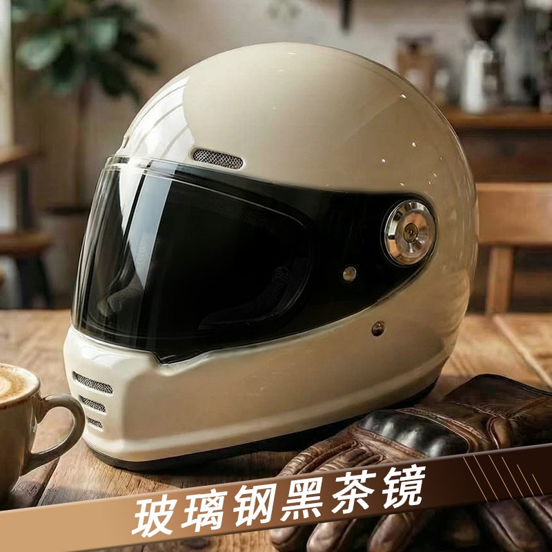 หมวกกันน็อคคาร์บอนไฟเบอร์สไตล์ - Carbon Fiber Lightweight Motorcycle Helmet บทวิจารณ์และราคา