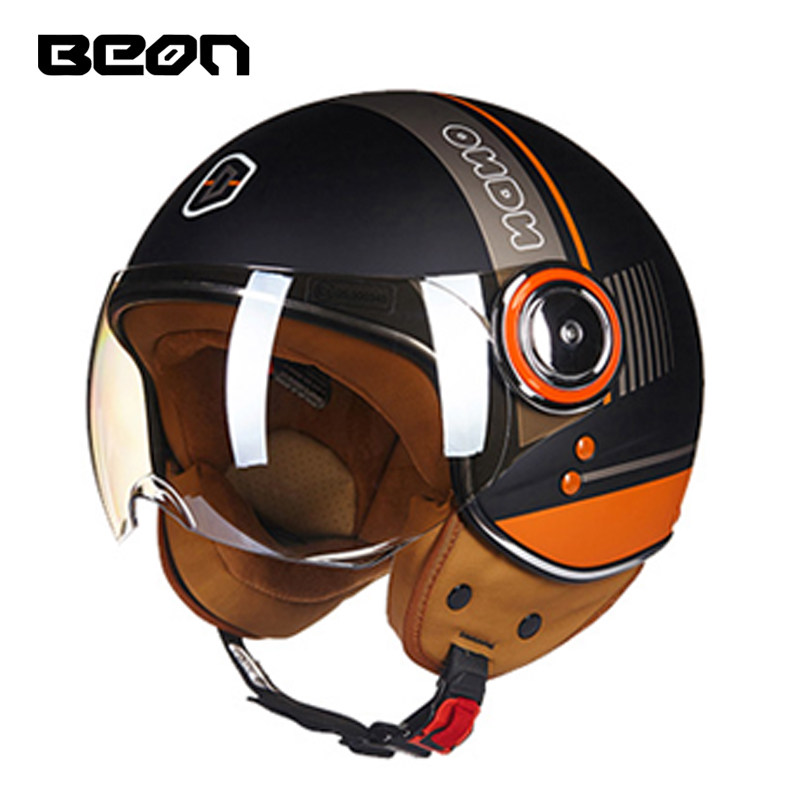 หมวกกันน็อคเปิดหน้า BEON 110B  - Vintage Open Face Retro Helmet บทวิจารณ์และราคา