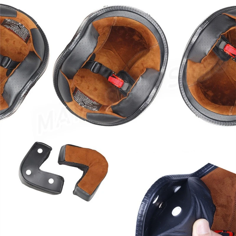 หมวกกันน็อคมอเตอร์ไซค์สไตล์เรโ - Vintage Open Face Retro Helmet บทวิจารณ์และราคา